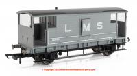 R60285 Hornby 20 Ton Diag1919 LMS Brake Van number 730071 - LMS Grey - era 3